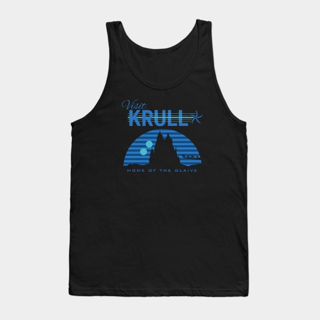 Visit Krull (blue) Tank Top by bryankremkau